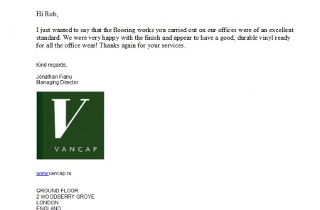 VanCap Testimonial