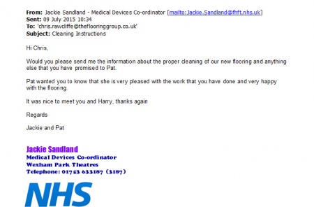 Wexham Park Theatres Testimonial