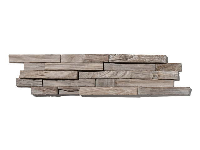 Heywood Vloeren – 3D Teak Wall Panels ‘WEATHERED’