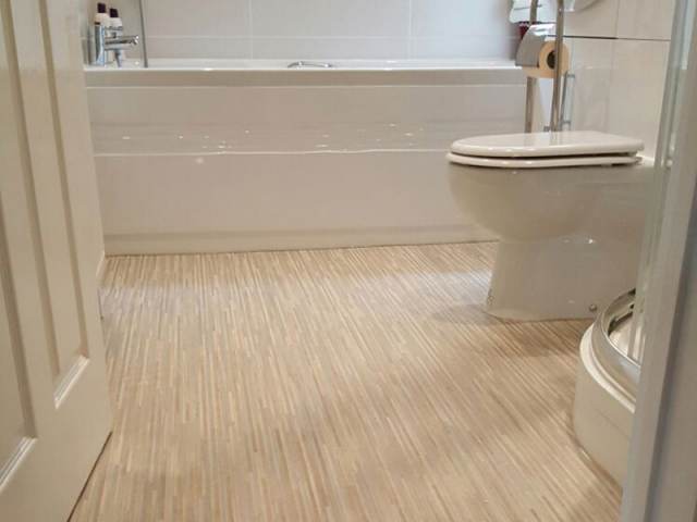 Sheet Vinyl Bathroom