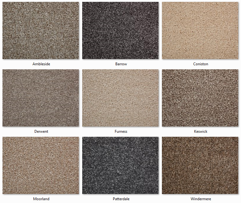 Clarendon Carpets - Easycare Anti-Stain - Lakeland Twist Range
