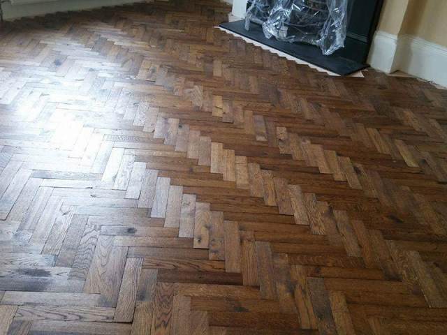 Living Areas, Wood Herringbone | The Flooring Group