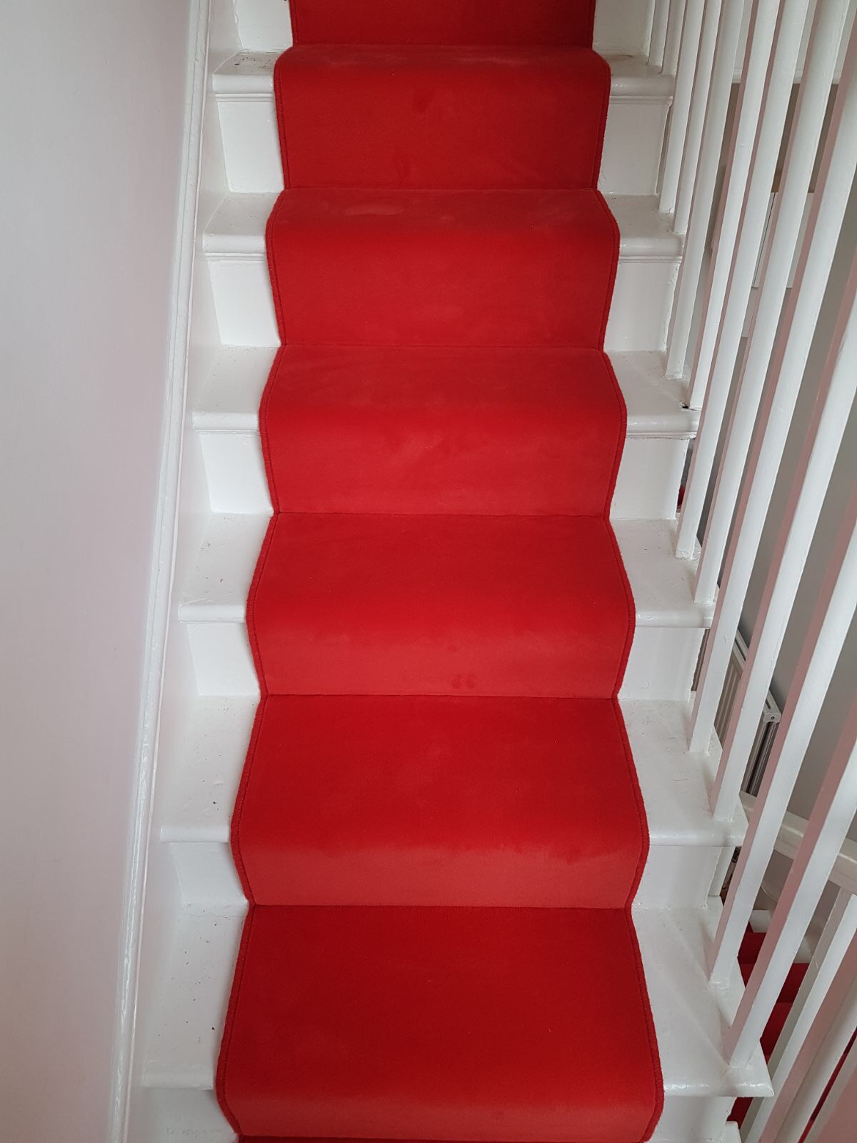 PORTFOLIO - RED STAIR RUNNER STAIRCASE CARPET (1)
