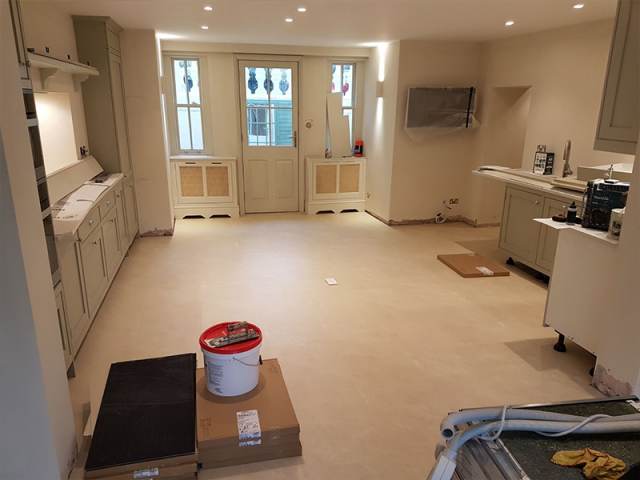 Marmoleum Installed In Stoke Newington