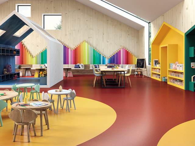 Polyflor – Heritage Hall 8634, Heather Honey 8631