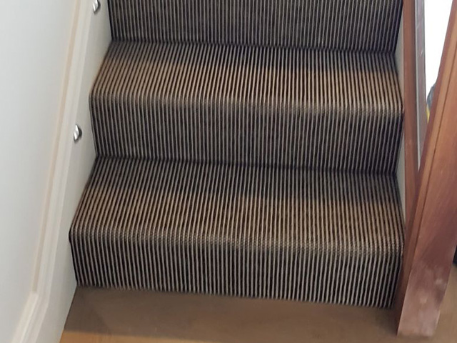 Sisal Stair Carpet Fitted In Westminster