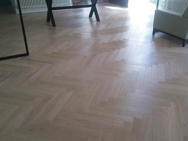Panaget Herringbone Wood Flooring In Barnes