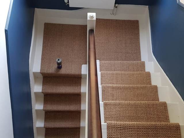 Sisal Stair Runner Installed In Paddington