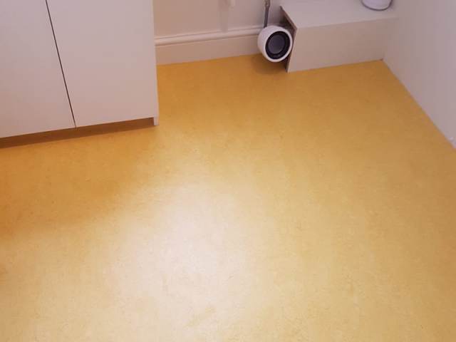 Marmoleum Installed in Kings Cross