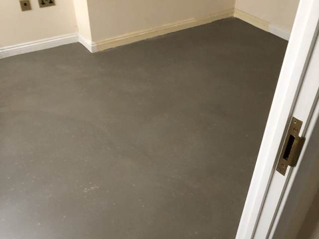 Grey Sheet Vinyl Flooring Installation in Acton
