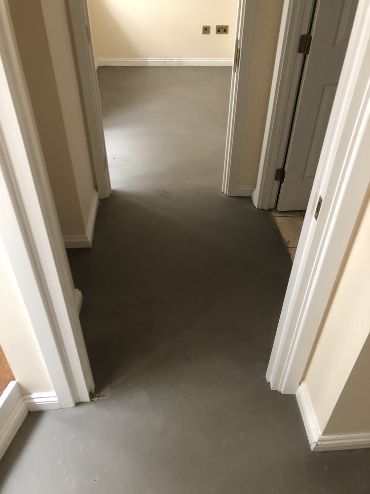 portfolio Grey Sheet Vinyl Flooring Installation in Acton (2)