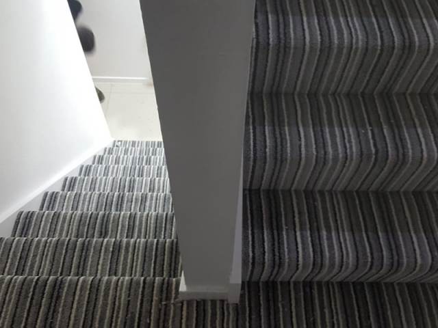 Striped Carpet Supplied & Fitted In Wimbledon