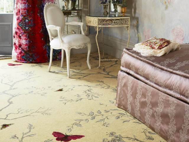 Brintons – Timorous Beasties Collection Yellow Ruskin Butterfly