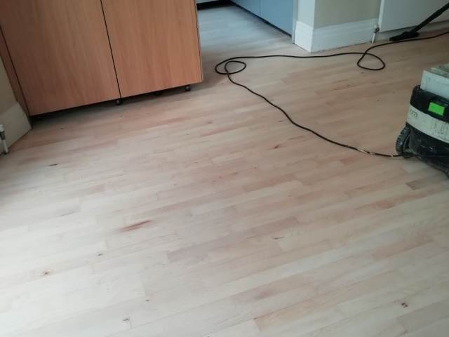 Wood Floor Sanded & Sealed In Chelsea
