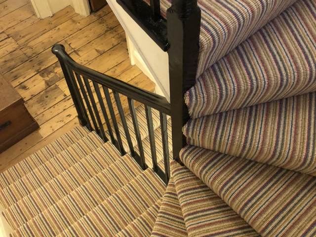 Stair Carpet Installation In Soho