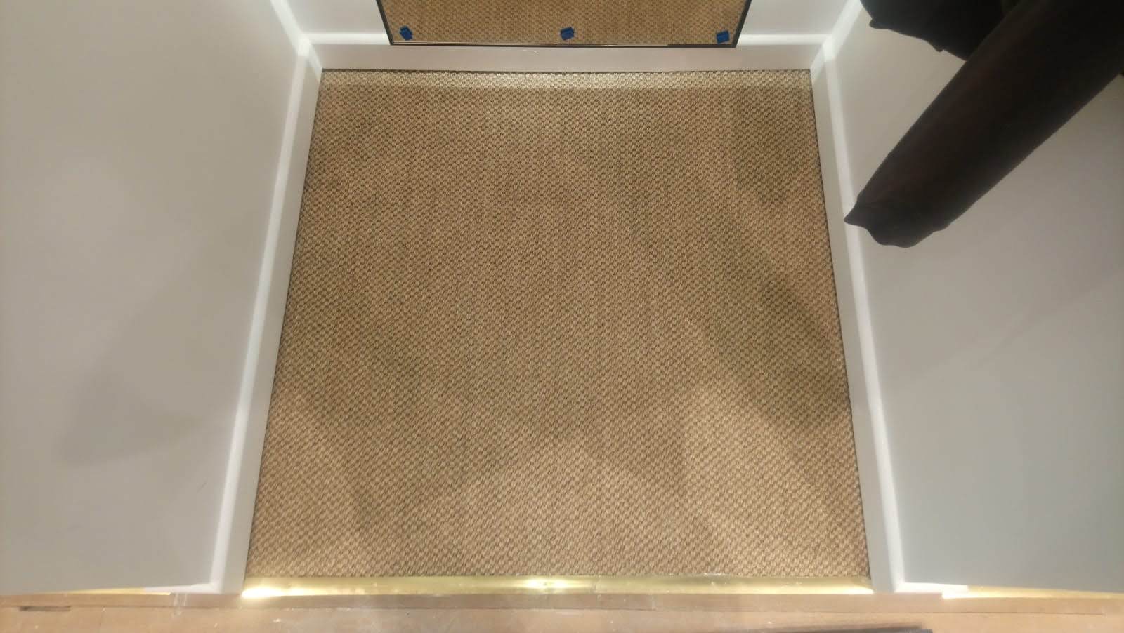 Changing Room Carpet Installation The Flooring Group