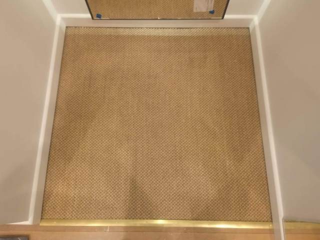 Changing Room Carpet Installation