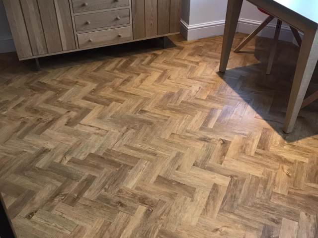 Amtico Form Parquet Flooring Installation