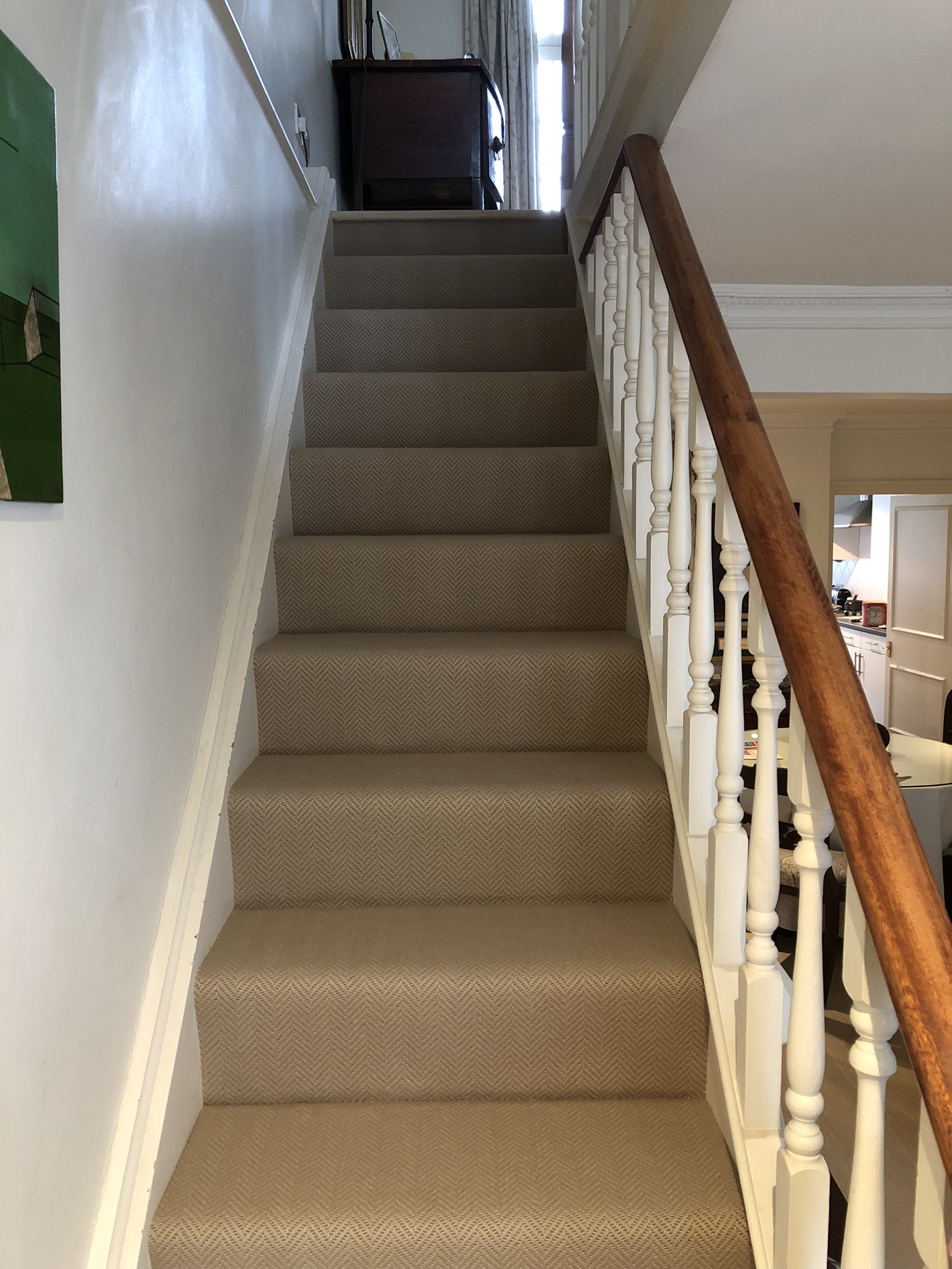 Carpet Installed To Stairs In Farringdon