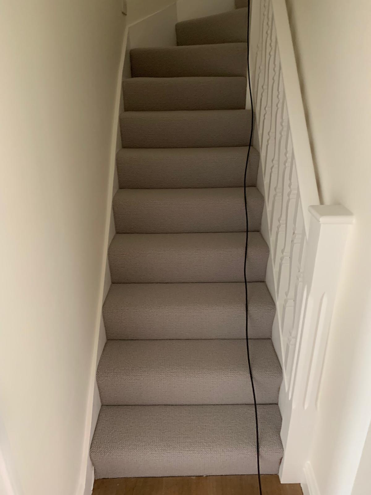 Grey Carpet Installed In Kings Cross