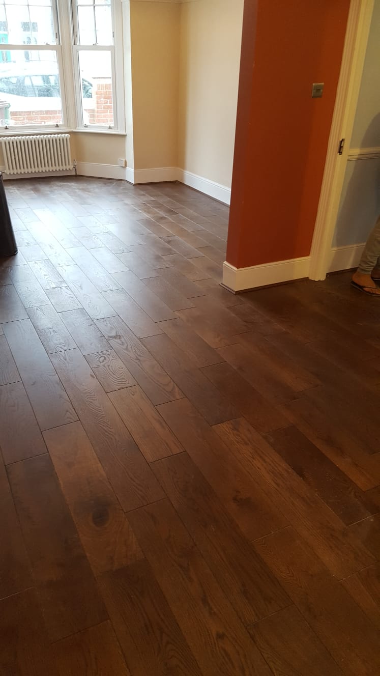 Dark Wood Floor Installed In Richmond The Flooring Group
