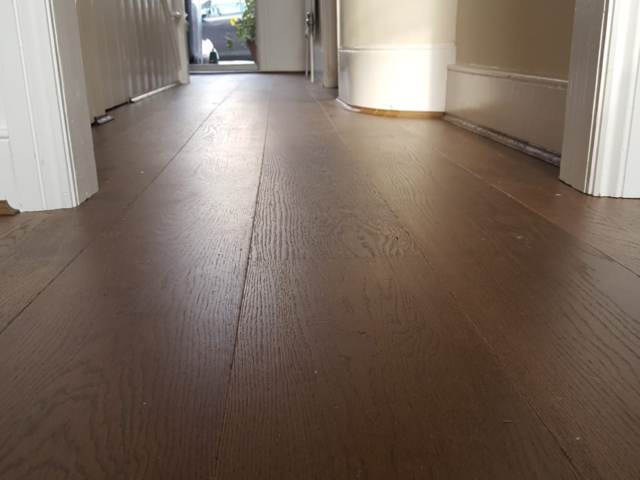 Oak Wood Floor Installed In Pimlico