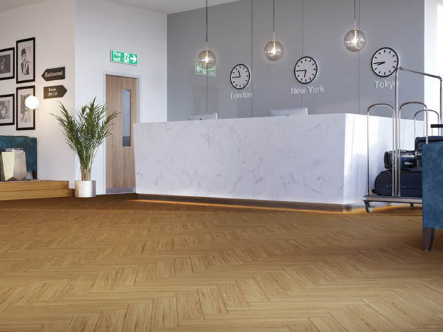 Malmo LVT – Stickdown – Herringbone