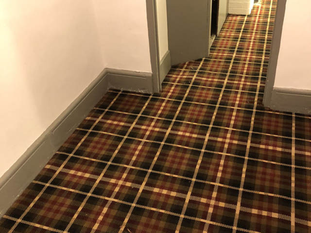 Patterned Carpet Installed In Canada Water