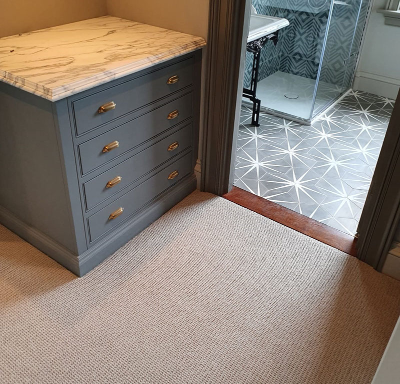 Brown Carpet Installed In Wimbledon The Flooring Group