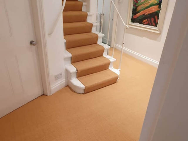 Brown Carpet Installed In Temple Fortune