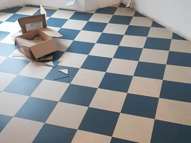 Marmoleum Installed In Kensington