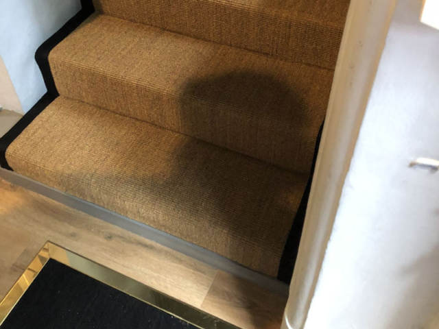 Sisal Carpet Installed In Swiss Cottage