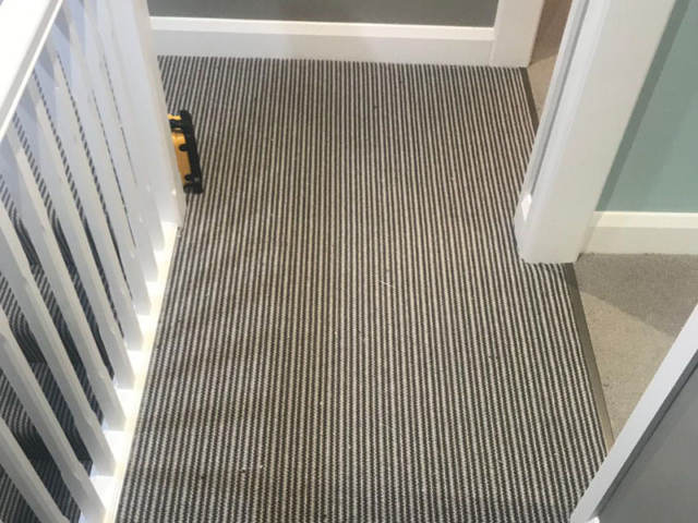 Stripy Staircase Installation In Holloway