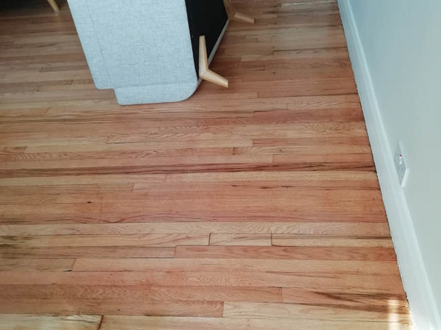 Sanding and Sealing of a Straight Plank Floorcovering in Clapham