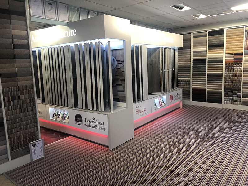 Islington Amtico stands installation (2)