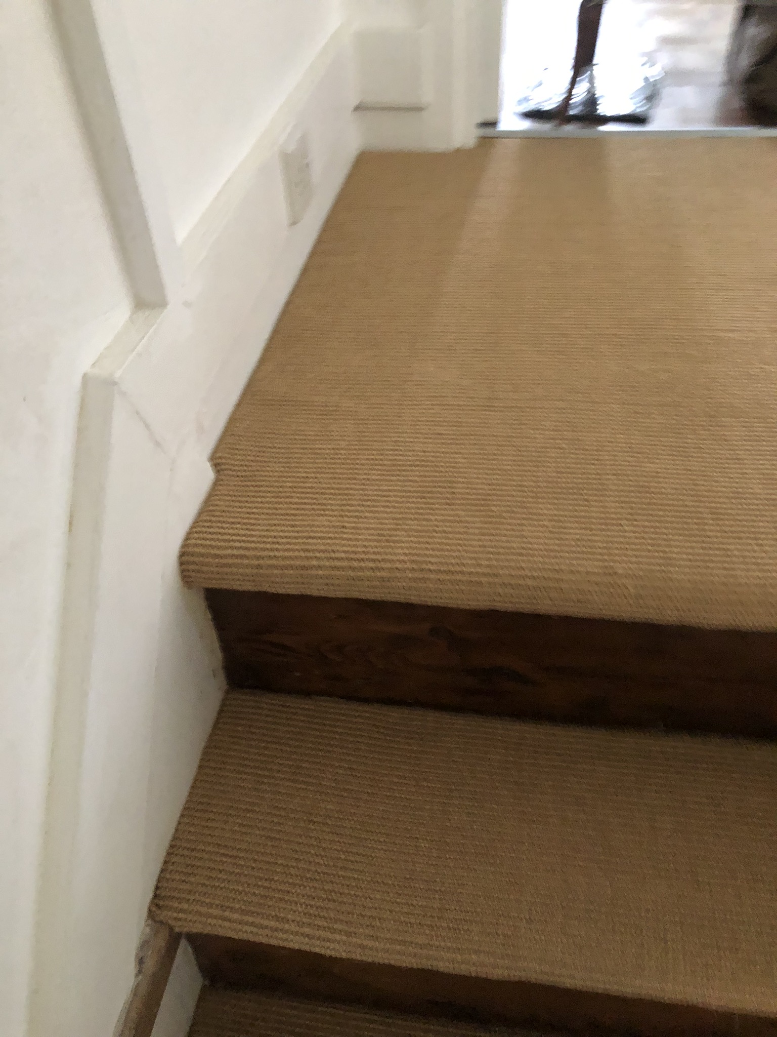 portfolio Fibre Boucle Cinnamon Sisal Carpet Installed in Temple Fortune (6)