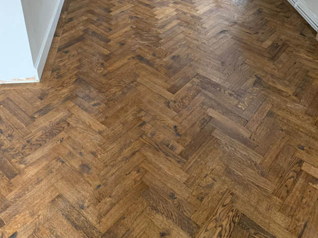 Wood Blocks Installed in Wembley