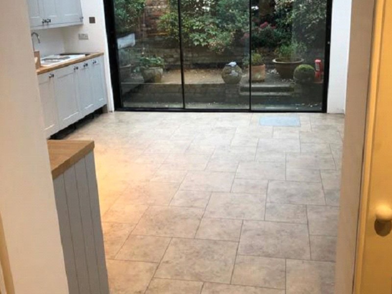 Amtico Signature Kura Caraway Vinyl Tiles Installed In Chelsea - Luxury Vinyl Tile (LVT) Flooring - Chelsea - Home - Residential