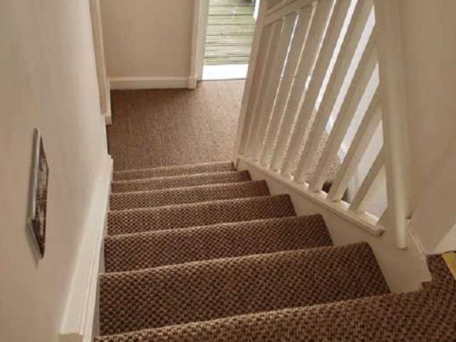 Brown Sisal Carpet Installed in Marylebone
