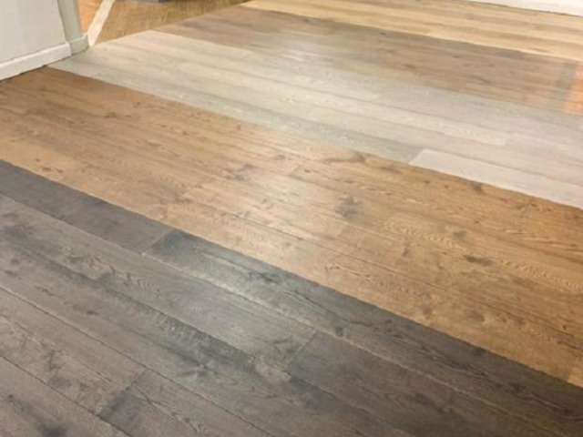 Staki Wood Floors Installed To Own Islington Flooring Showroom in Islington