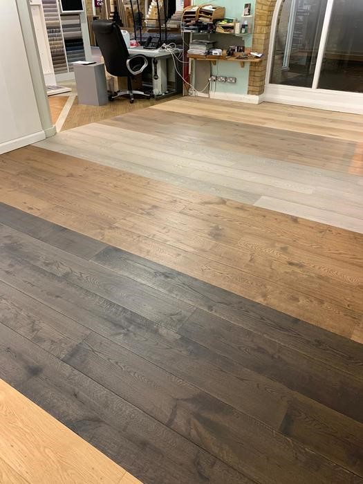 Staki Wood Floors Installed to Own Islington Flooring Showroom in Islington, Home