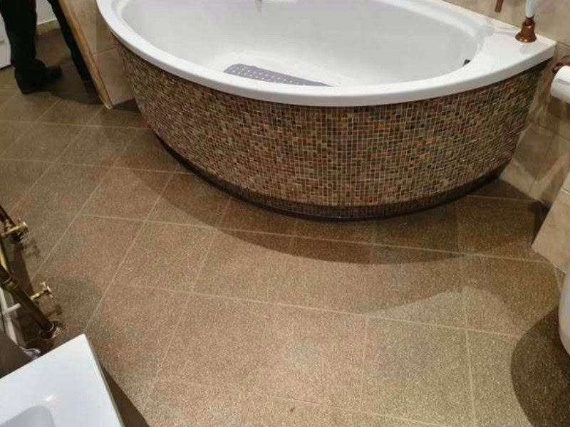 Amtico Spacia Ridge Shell Luxury Vinyl Tile Installed In Barnes - Luxury Vinyl Tile (LVT) Flooring - Barnes - Home - Commercial
