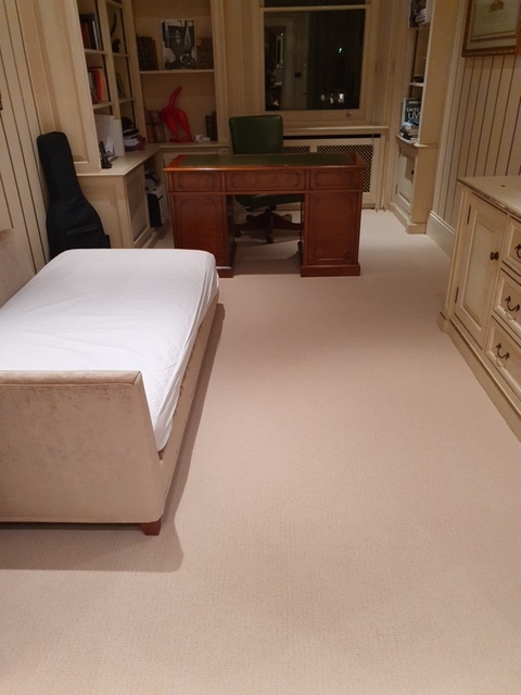Westex Natural Loop Briar Soya Wool Loop Carpet Installed in Acton 3