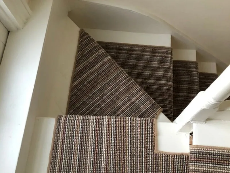 Multicolour Stripe Carpet Installation In Islington - Carpet - Islington - Home - Residential