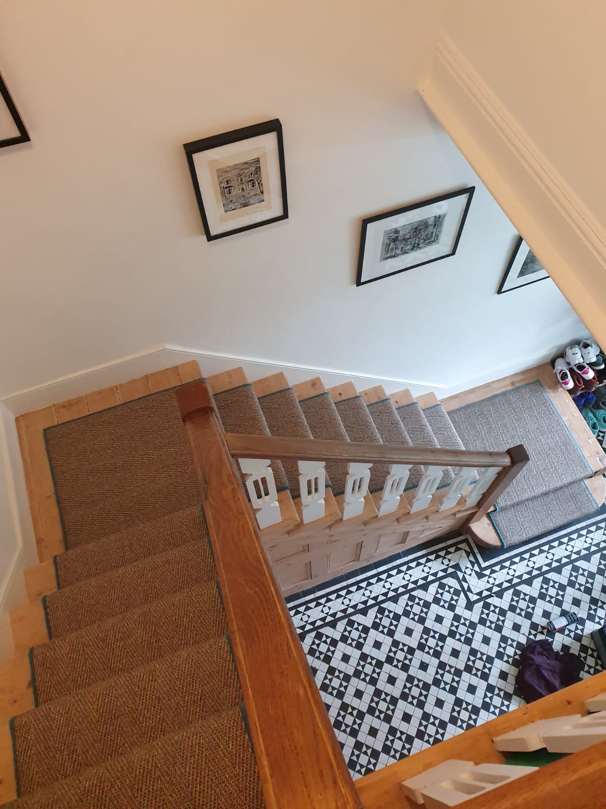 Brown Sisal Herringbone Carpet 1