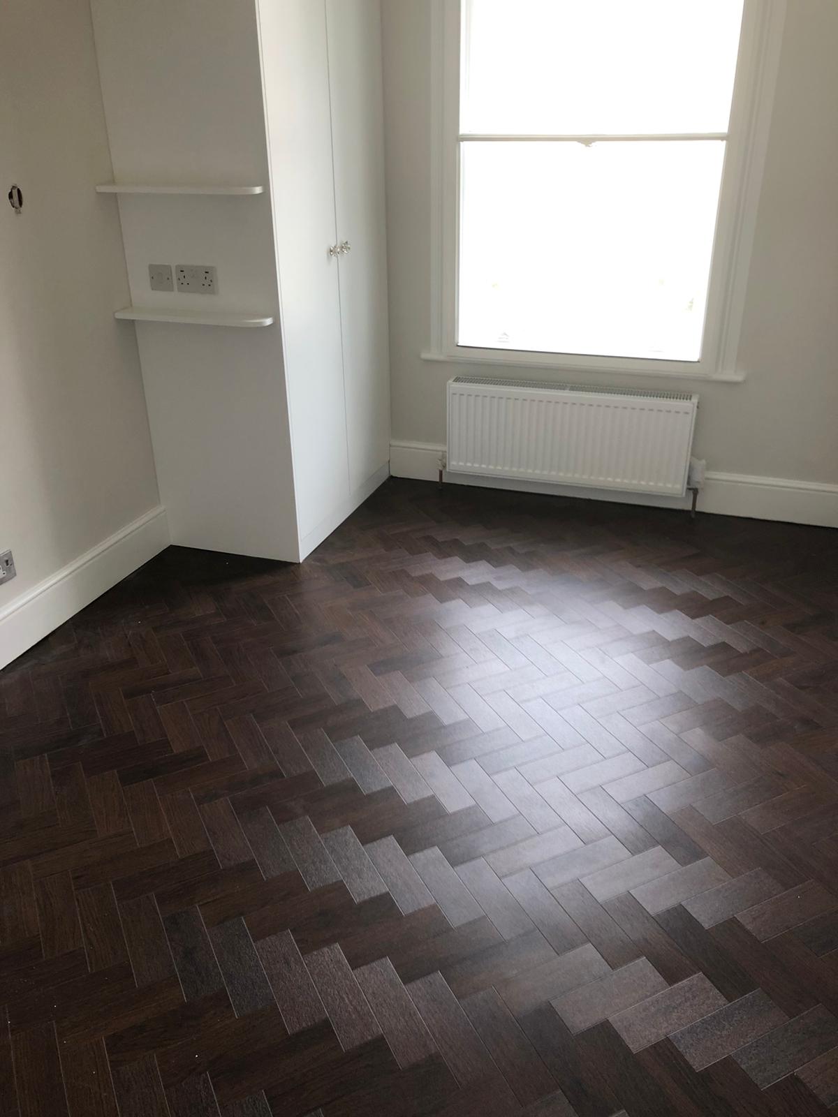 Amtico Black Walnut Luxury Vinyl Tile in Wood Design 2