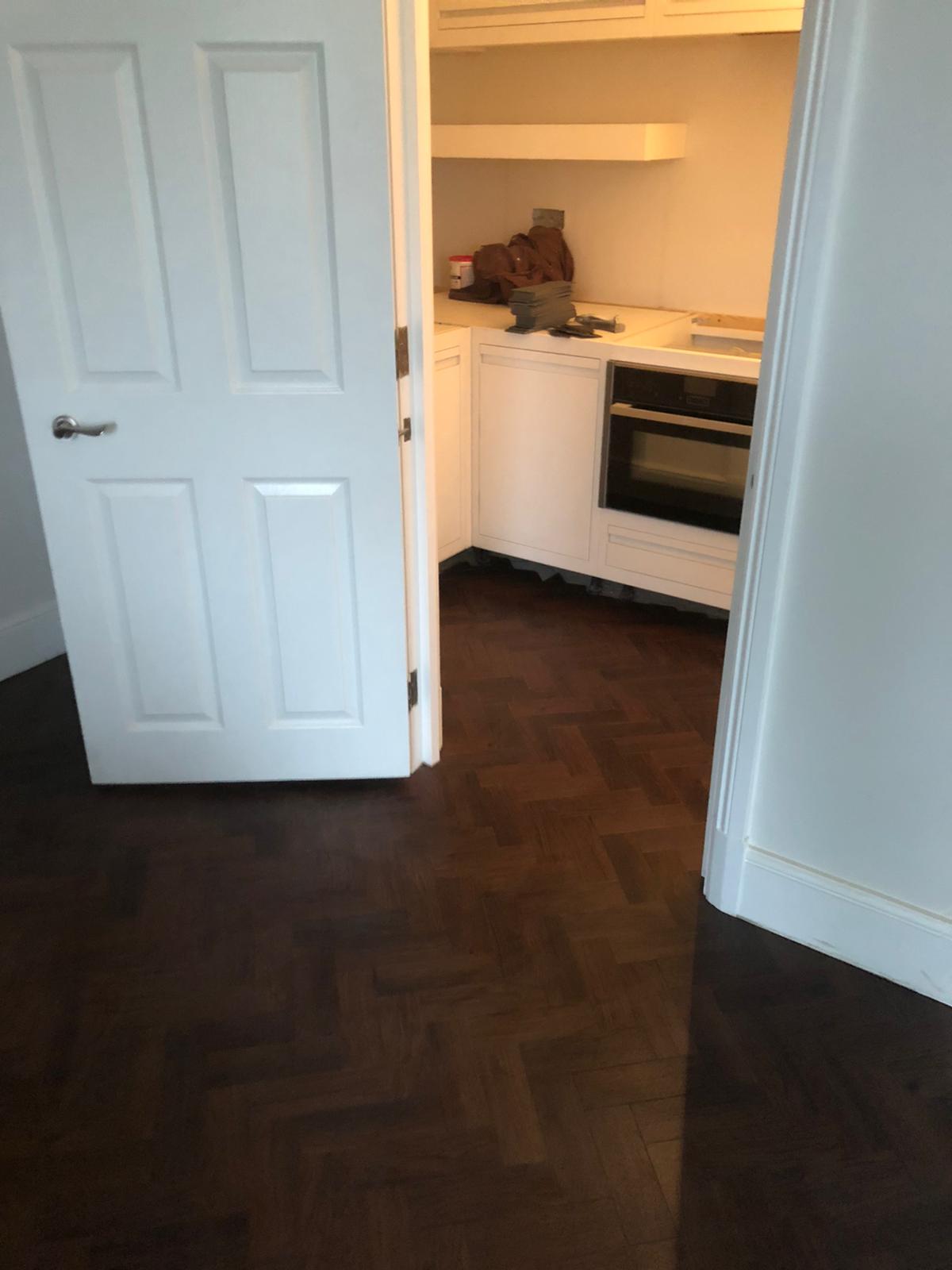 Amtico Black Walnut Luxury Vinyl Tile in Wood Design 4