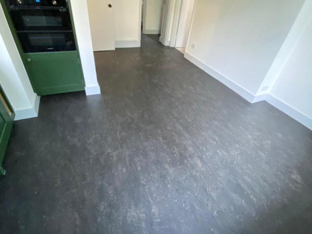 Marmoleum Dark Bistre Flooring In Islington