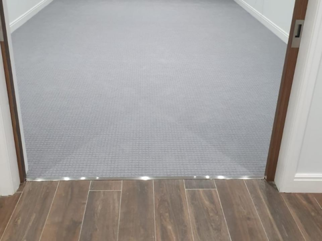 Grey Carpet to Multiple Rooms in Flooring Docklands