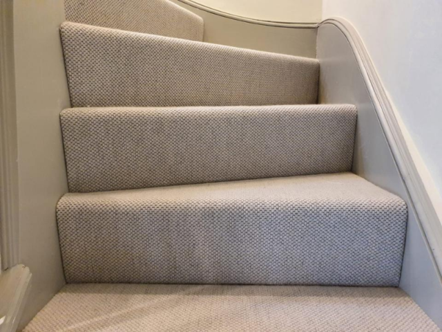 White Carpet to Stairs in Richmond